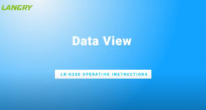 LR-G300 rebar scanner data view